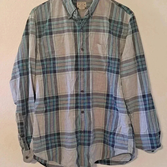 J Crew 100% Cotton Button Down EUC Size Medium - Picture 1 of 7